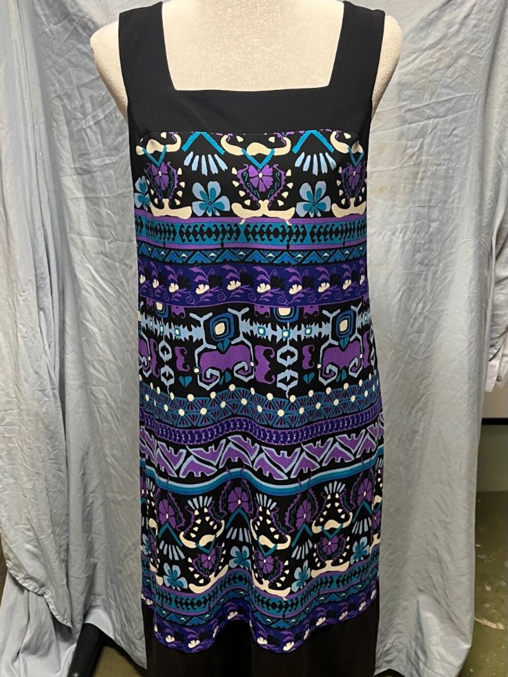 CATO Sleeveless Geometric Tribal Print Dress size Medium